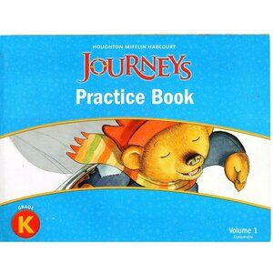 JOURNEYS: Practice Book Consumable Volume 1 GRADE K Houghton Mifflin NEW